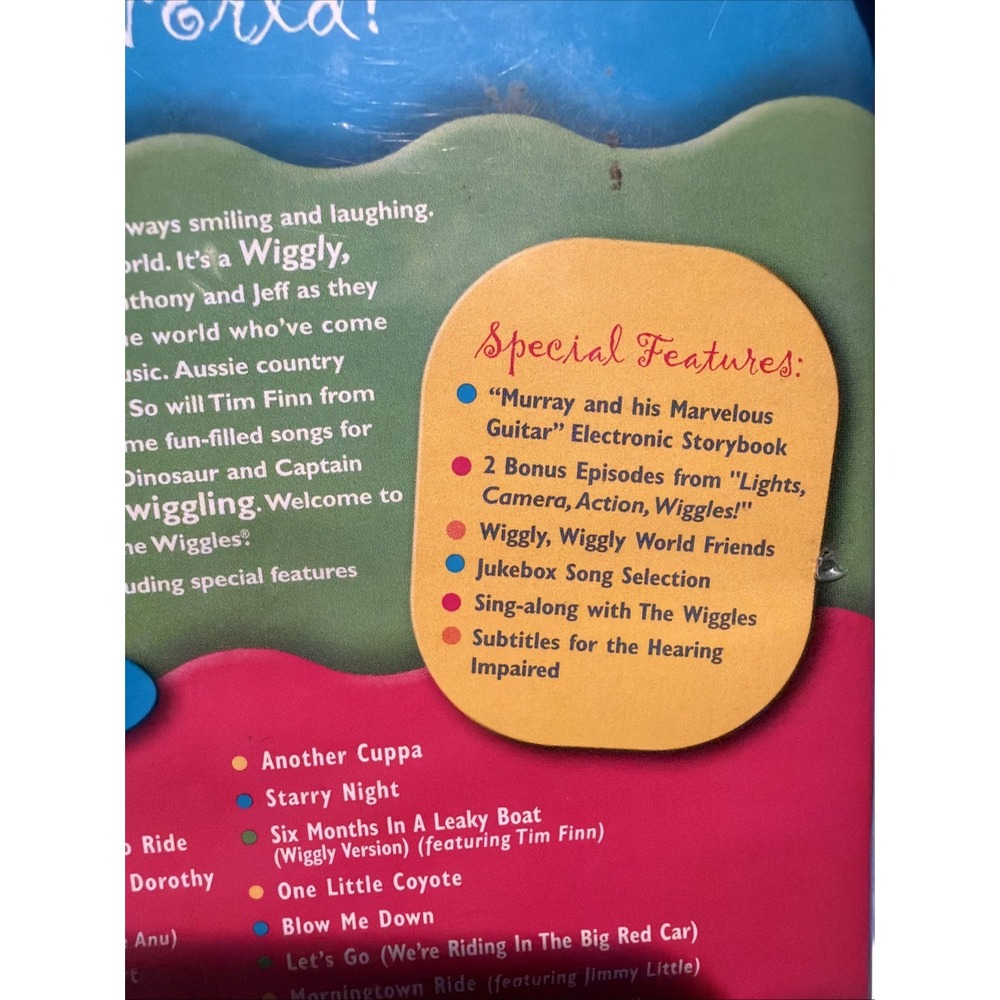 The Wiggles It's a Wiggly Wiggly World Dvd Rolf Harris Tested Works 2005 - Picture 4 of 10